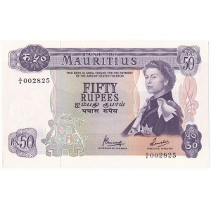 Mauritius, 50 rupii (1967)