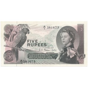 Seychelles - 5 rupees 1968