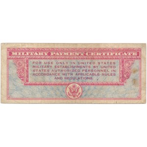 USA, Military Payment Certificate, 5 dolarów seria 471