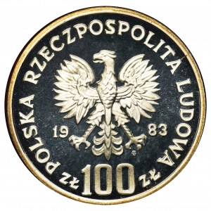 100 złotych 1983 PRÓBA, Ochrona Środowiska, Niedźwiedzie