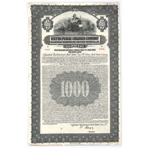 Stettin Public Utilities Company, 1.000 dolarów w złocie 1926 - RZADKIE