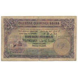 Palestine - 500 mils 1939