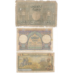 Marocco, Lot (3 pieces) - one with low serial number 00003