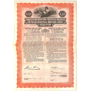 8% List Zastawny - Tow. Kredytowe Przemysłu Polskiego - 10 funtów 1926