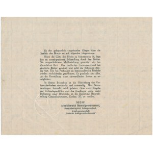 Karta żywnościowa, Maj 1943 Generalna Gubernia