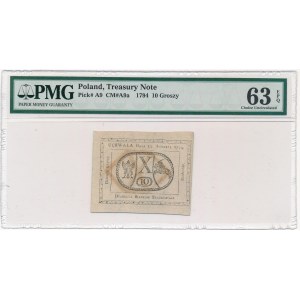 10 groszy 1794 - PMG 63 EPQ