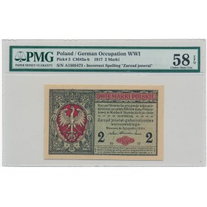 2 marki 1916 Jenerał - A - PMG 58 EPQ