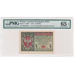 1/2 marki 1916 Generał - PMG 65 EPQ