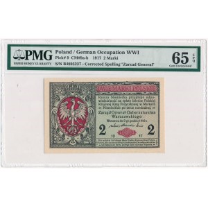 2 marki 1916 Generał - B - PMG 65 EPQ