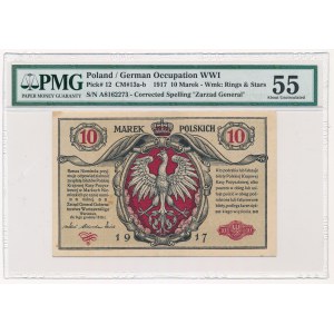 10 marek 1916 Generał biletów - PMG 55 - bardzo ładny