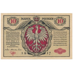 10 marek 1916 Generał biletów - rzadki numerator Berlin III