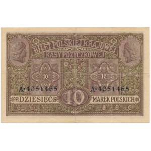 10 marek 1916 Generał biletów - rzadki numerator Berlin III