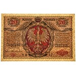 20 marek 1916 Generał - PMG 64 EPQ - rzadki w tym stanie