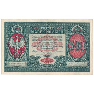 500 marek 1919 Dyrekcja - ZNAKOMITA