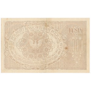 1.000 marek 1919 - Ser.ZT. - duża litera S i wąska numeracja
