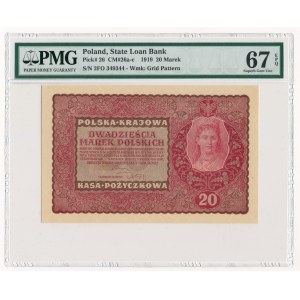 20 marek 1919 - II Serja FO - PMG 67 EPQ