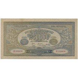 250.000 marek 1923 - CF - rzadsza wąska numeracja 