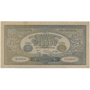 250.000 marek 1923 - CF - rzadsza wąska numeracja 
