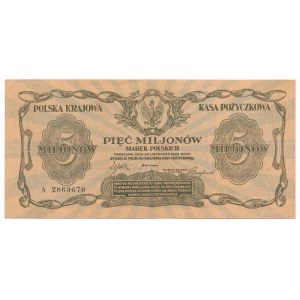 5 milionów marek 1923 - A - bardzo ładny