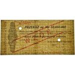 Przekaz, 50 milionów marek 1923 - WZÓR - PMG 35