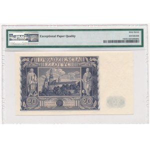 20 złotych 1936 - DA - PMG 67 EPQ