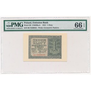 1 złoty 1941 - BC - PMG 66 EPQ