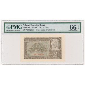 2 złote 1941 - AE - PMG 66 EPQ