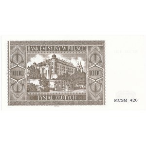 1.000 złotych 1941 MCSM 420