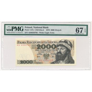 2.000 złotych 1979 - AD - PMG 67 EPQ