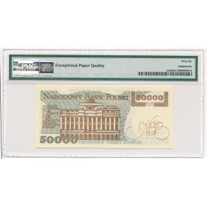 50.000 złotych 1989 - A - PMG 66 EPQ - pierwsza seria 