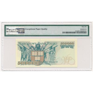 500.000 złotych 1993 - S - PMG 66 EPQ - rzadka seria