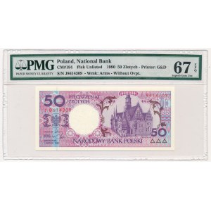 50 złotych 1990 - J - PMG 67 EPQ