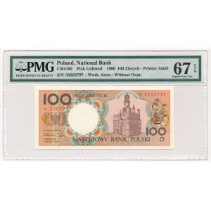 100 złotych 1990 - A - PMG 67 EPQ