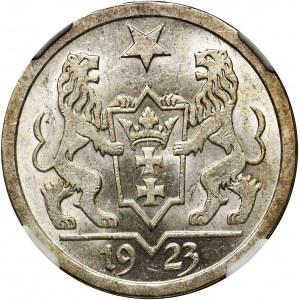 Wolne Miasto Gdańsk, 2 guldeny 1923 - NGC MS63