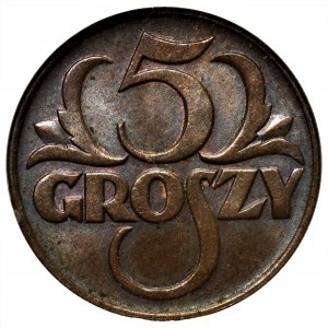 5 groszy 1938 - NGC MS64 BN