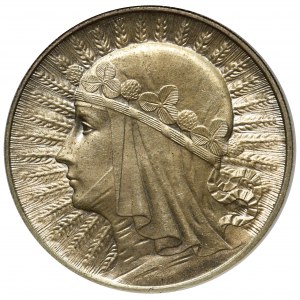 Głowa Kobiety, 5 złotych 1934 - NGC MS63 WYŚMIENITA