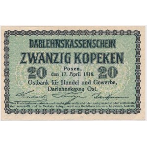 Poznań 20 kopiejek 1916 
