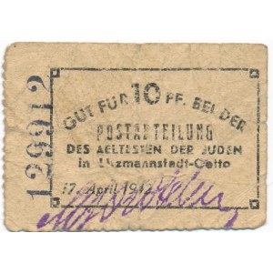 10 fenigów 1942 DUŻA CYFRA - z numeratorem oraz podpisem - RZADKOŚĆ
