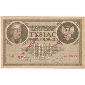 1.000 marek 1919 - K - BEZ WARTOŚCI
