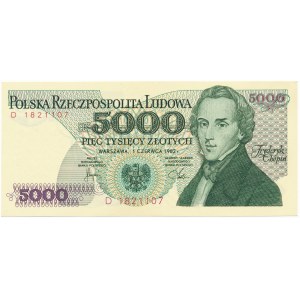 5.000 złotych 1982 - D -