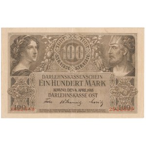 Kowno 100 marek 1918 