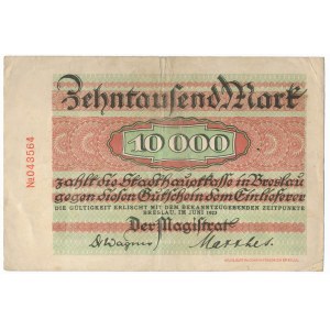 Breslau (Wrocław), 10.000 marek 1923