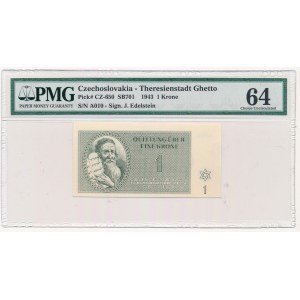 Czechosłowacja, Getto Terezin 1 korona 1943 - PMG 64