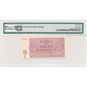 Czechoslovakia - Ghetto Theresienstadt - 2 kronen 1943 - PMG 63 EPQ