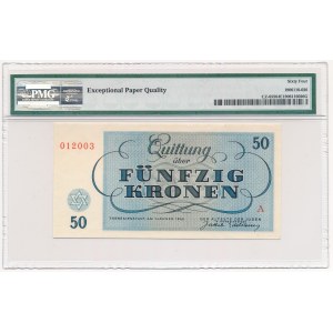 Czechosłowacja, Getto Terezin 50 koron 1943 - PMG 64 EPQ