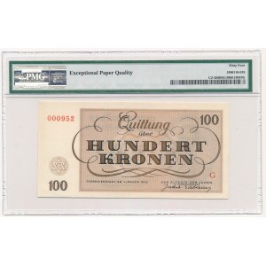 Czechoslovakia - Ghetto Theresienstadt - 100 kronen 1943 - PMG 64 EPQ