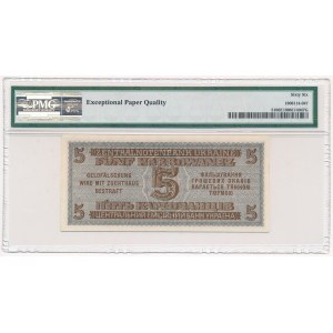 Ukraine 5 karbovantsiv 1942 - PMG 66 EPQ