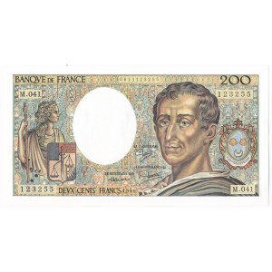 Francja, 200 franków 1986