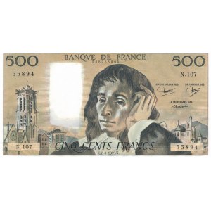 Francja, 500 franków 1979