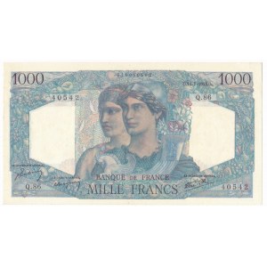 France 1.000 francs 1945